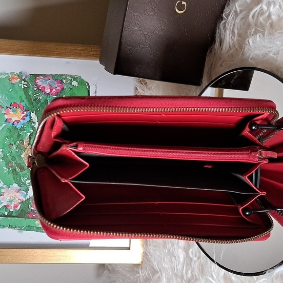 Gucci GG Marmot Zip Around Wallet EUC - Picture 8 of 17